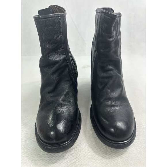 A.S.98 Jase A24208 Leather Booties in Black Womens 6 EUC - Picture 2 of 7